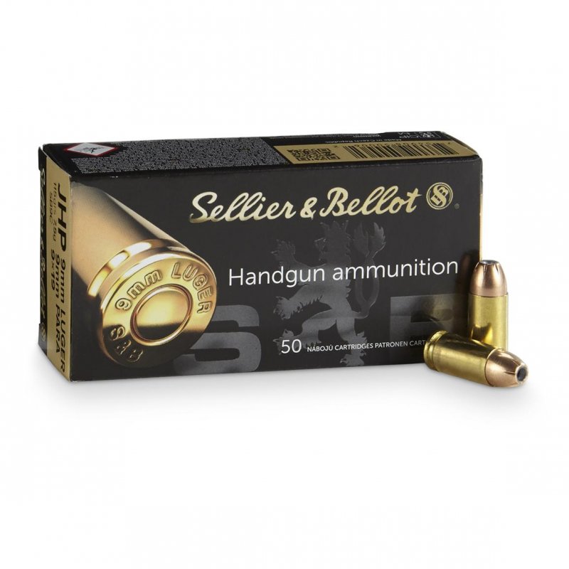 Sellier&Bellot 9x19 7.5g JHP