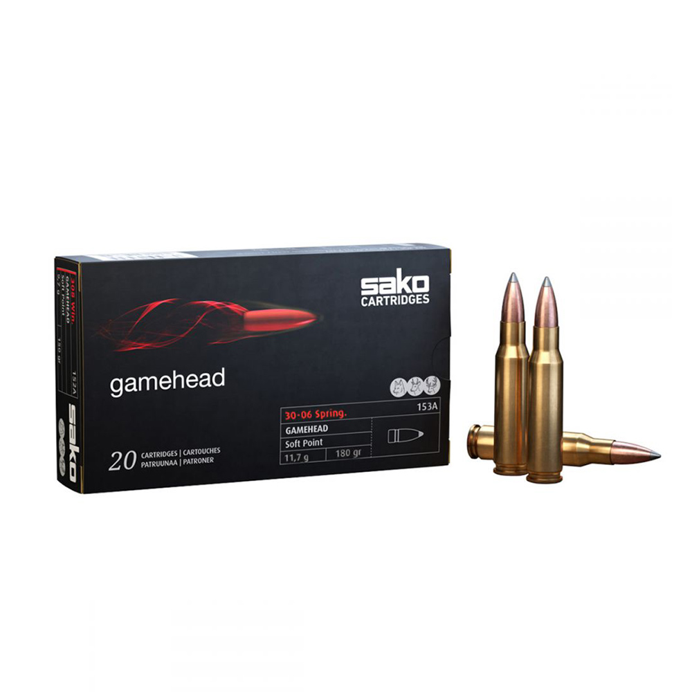Sako 30-06 Spring. Gamehead 11,7g/180gr